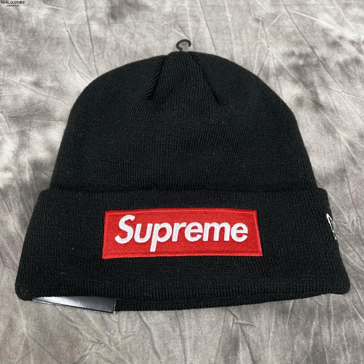 supreme box logo beanie ビーニー　ブラック