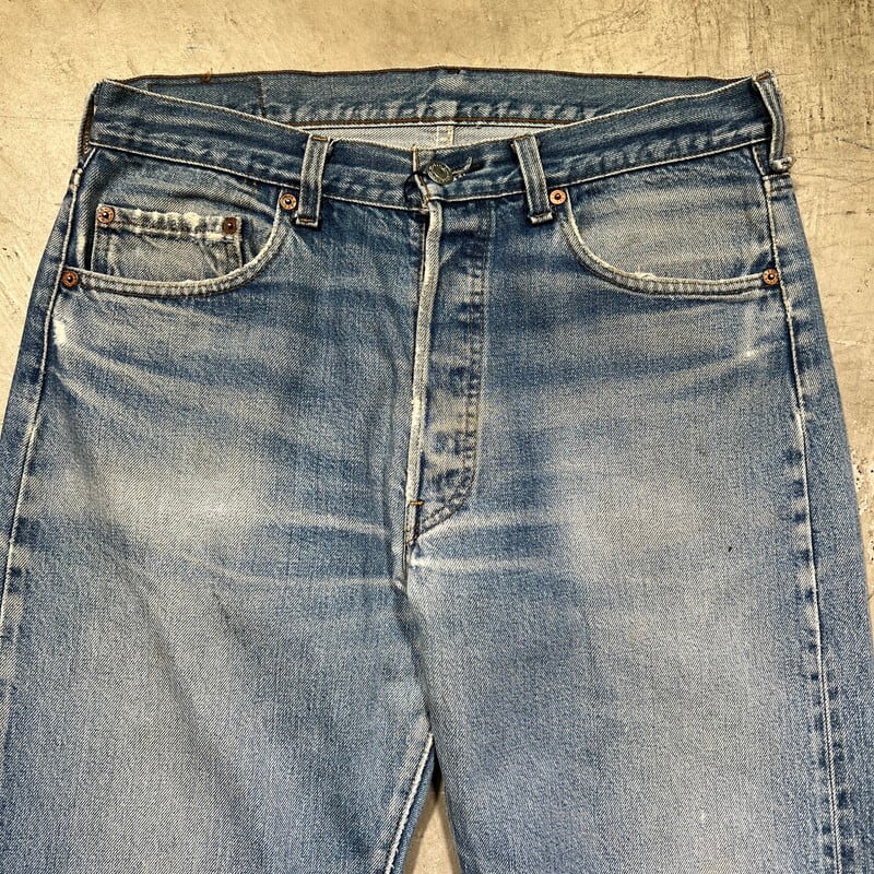 80's Levi's リーバイス 1501-0117 デニム 赤耳 Red Line 刻印524 縮率10％ 内股シングル ロングレングスモデル  実寸W33～34 USA製 希少 ヴィンテージ BA-2370 RM2789H | agito vintage powered by BASE