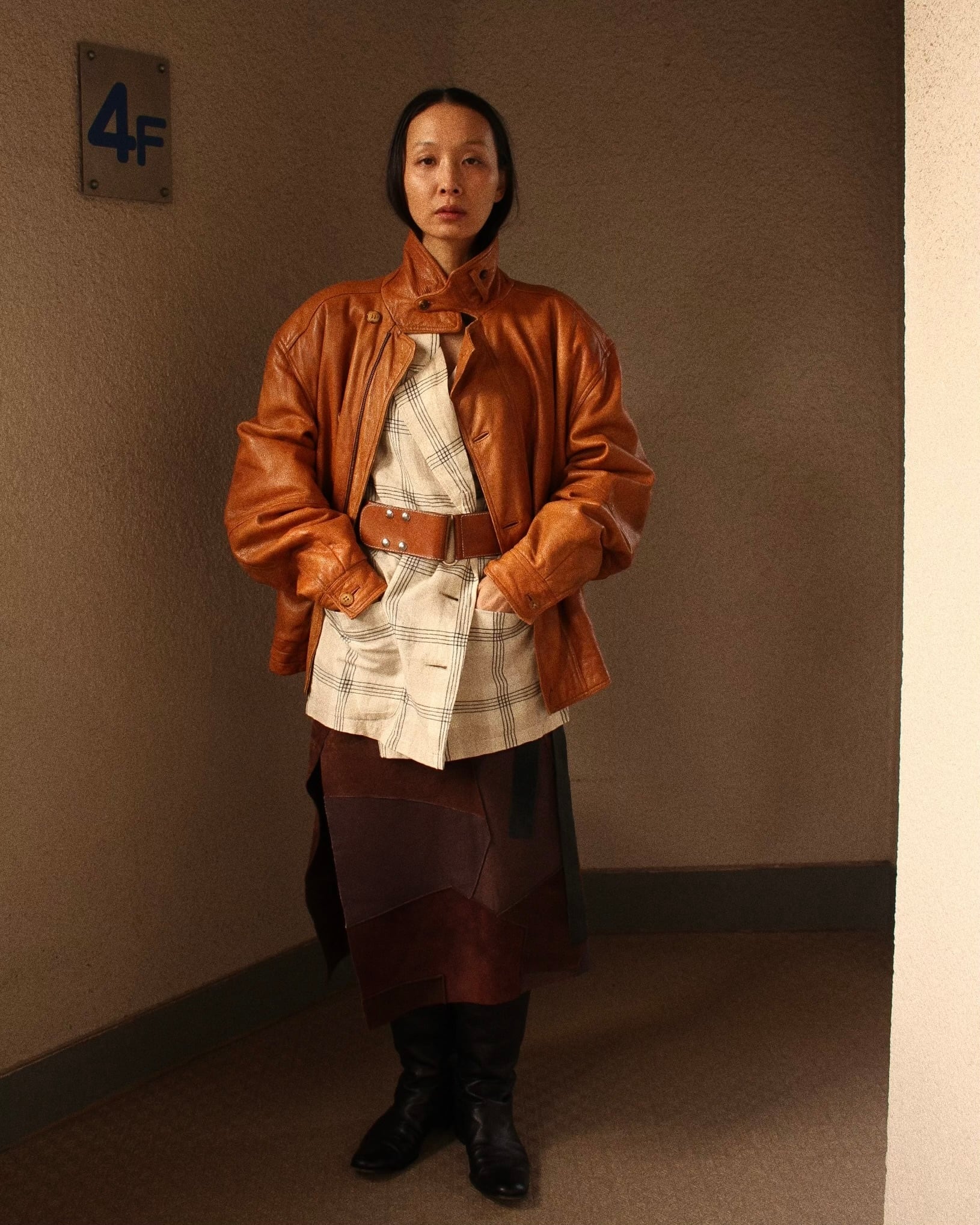 80s LOEWE leather blouson | sunnyvintage