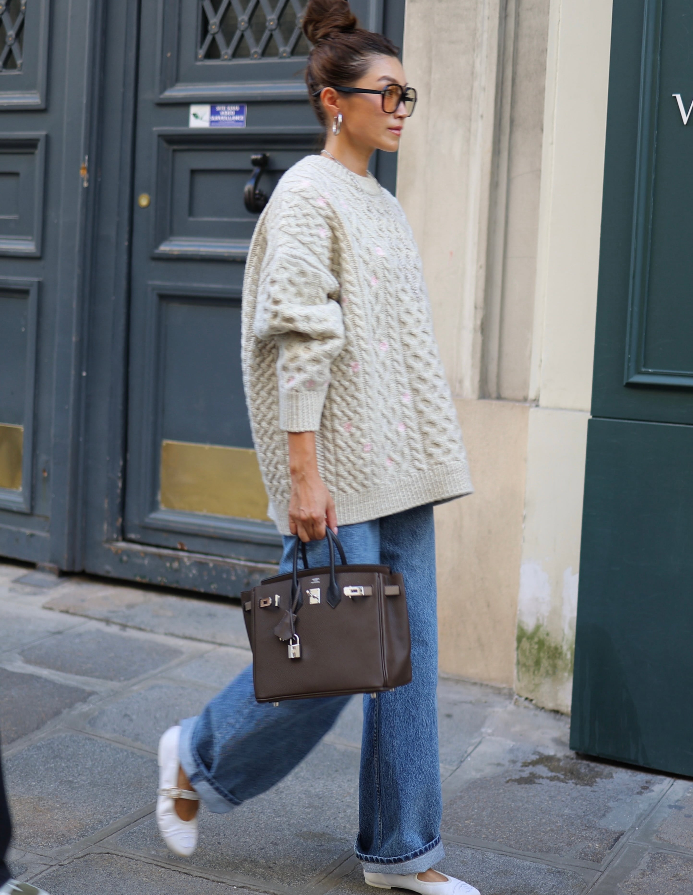 GPG-538 Floral Cable Knit | gypsohila