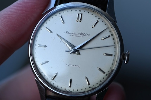 【腕時計】1956年 IWC プラチナ スイス本国仕様 "Talon Lug" メンズ ノンデイト 自動巻き Cal.852