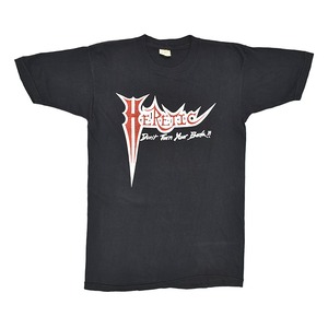 80'S HERETIC ヘレティック DON'T TURN YOUR BACK!! ヴィンテージTシャツ 【M相当】 @AAB1460