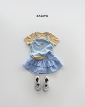 【取寄/韓国直送】BONITO 26/SMカラースパンTシャツ｜夏服｜韓国子供服