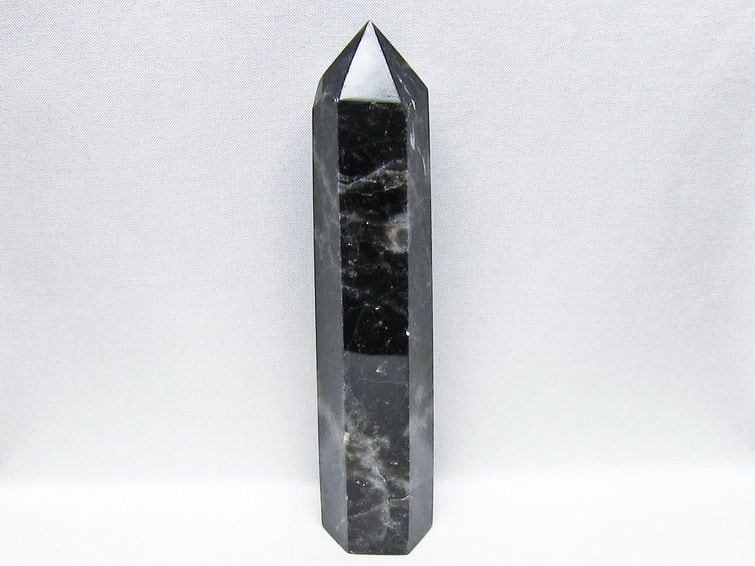 黒水晶 ポイント モリオン 六角柱 置物 一点物 152-4363 | 天然石
