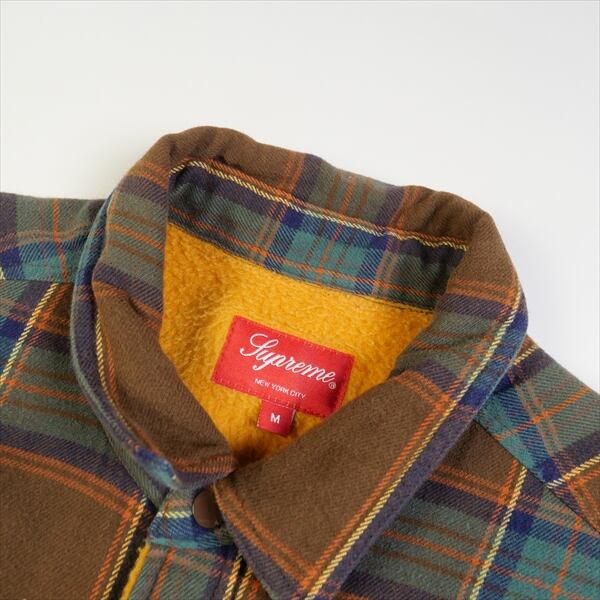 Size【M】 SUPREME シュプリーム 16AW Pile Lined Plaid Flannel Shirt ...
