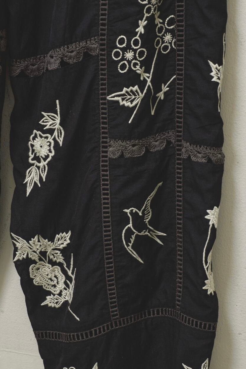 TODAYFUL Embroidery Patchwork Trousers エンブロイダリーパッチ 