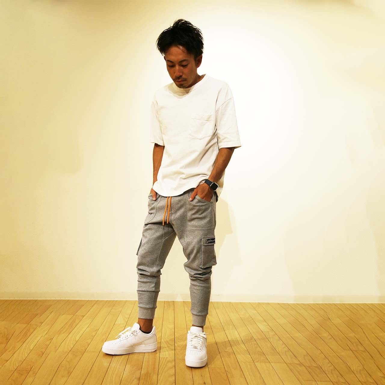 最安値　afb スウェットパンツ　グレー USAFA TYPE SWEAT PANTS スウェットパンツ グレー