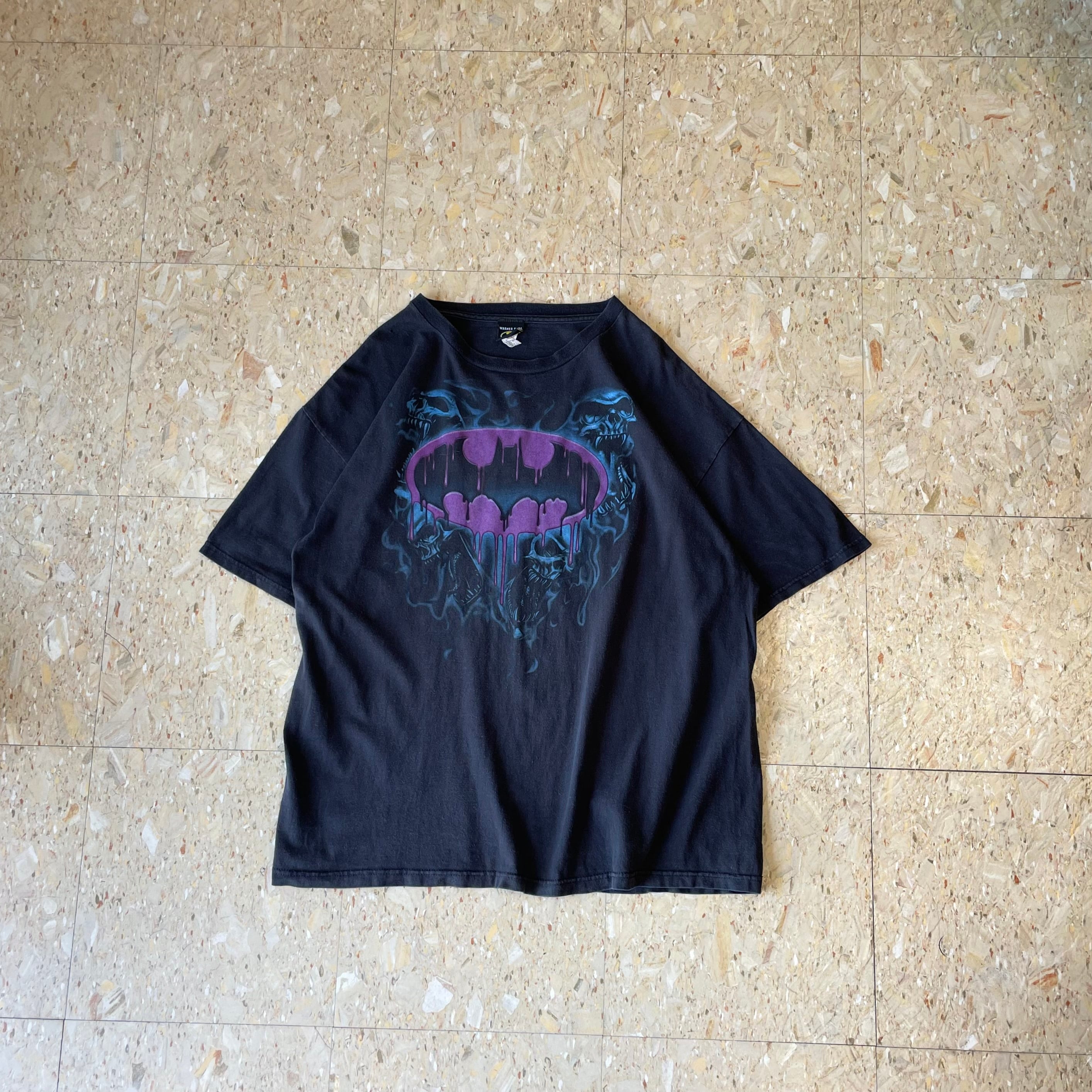 80s〜 【Disney】ディズニー ミッキーマウス 青タグ Tシャツ size.L
