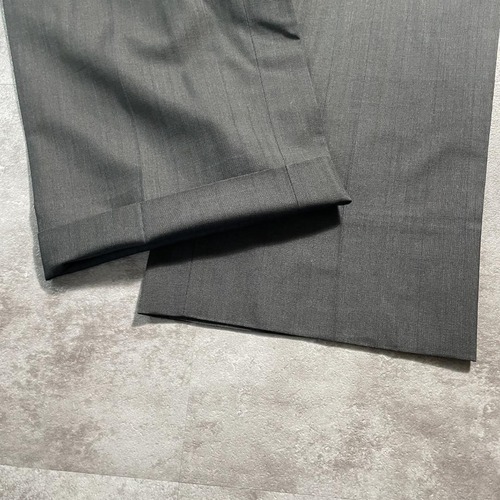 90s BALENCIAGA archive gray slacks w32 詳細写真9