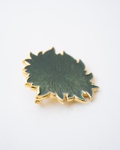 〈Yves Saint Laurent〉Leaf Brooch