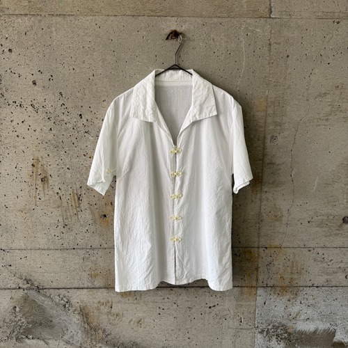China button short sleeve T-shirt