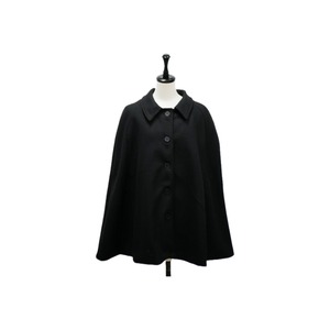 Smooth felt cape jacket