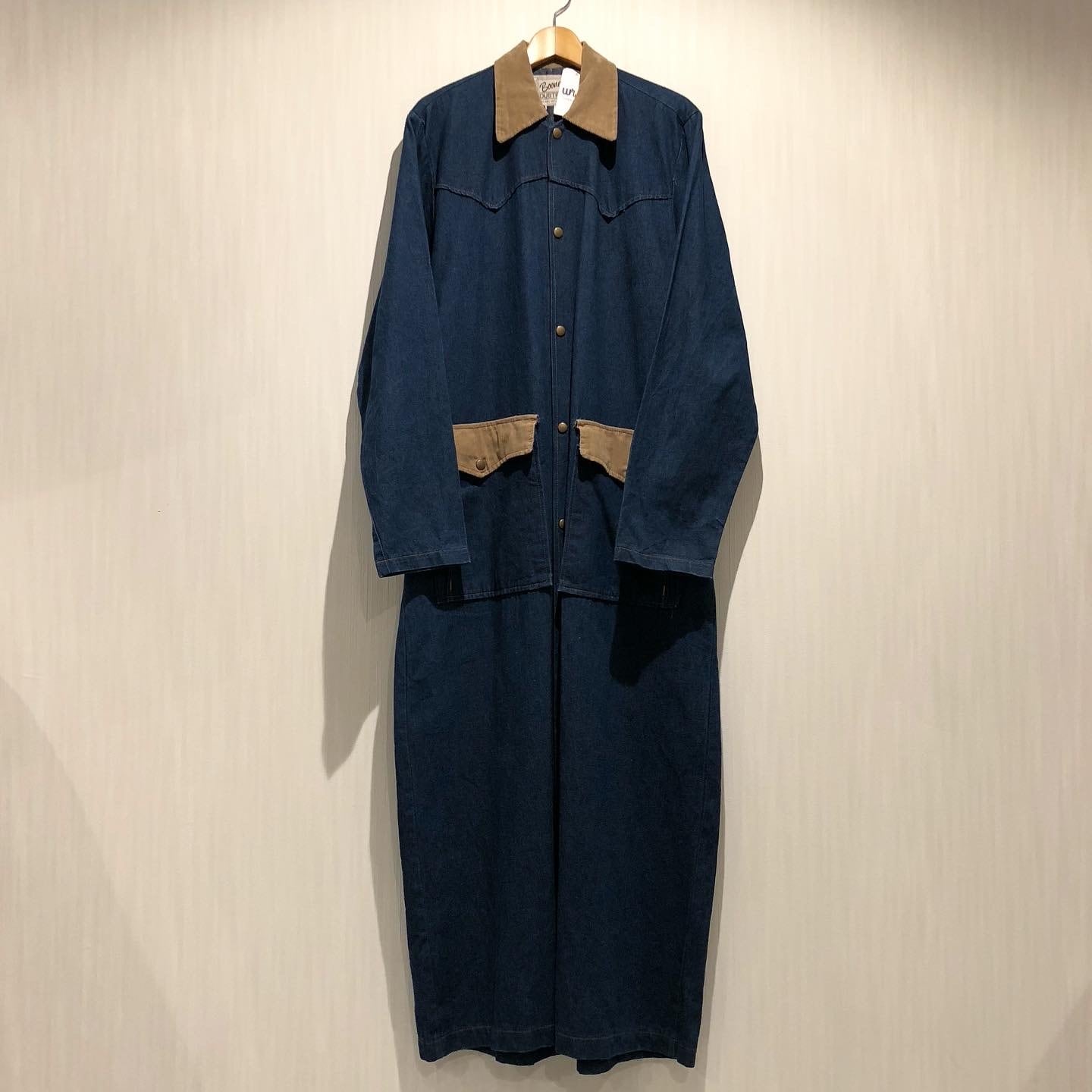 80s〜 Boone INDUSTRIES western denim long coat【高円寺店】 | What
