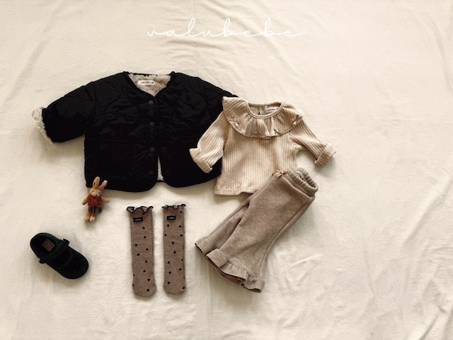 [予約][送料無料]《valubebe》Semi bootcut pants (baby)45
