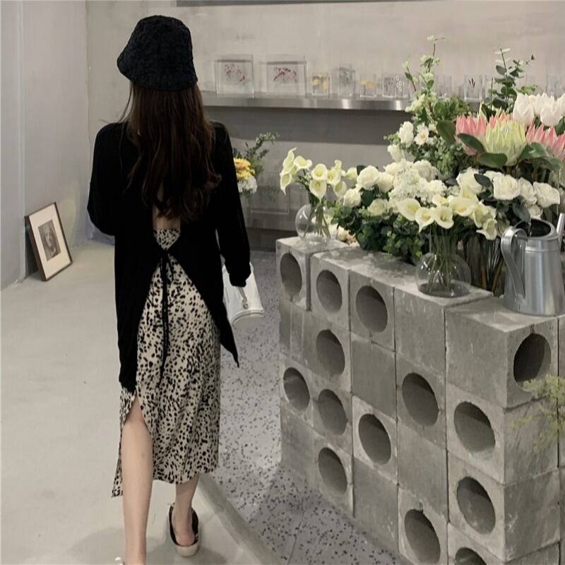 ルーズバックレス長袖日焼け止めTシャツレディースサマーバージョンイントレンディロングトップ2020ニューブラック ブラックストロベリース11684296528