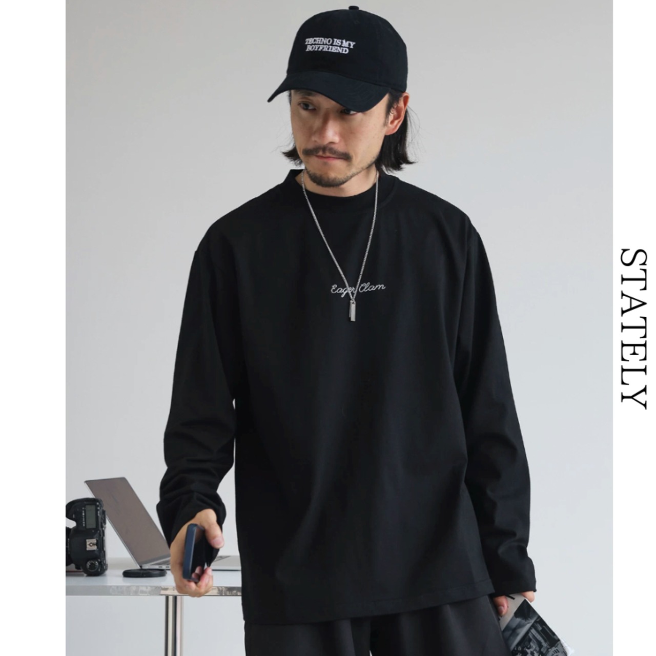 Eager Clam ロゴロンTee _T103・画像5