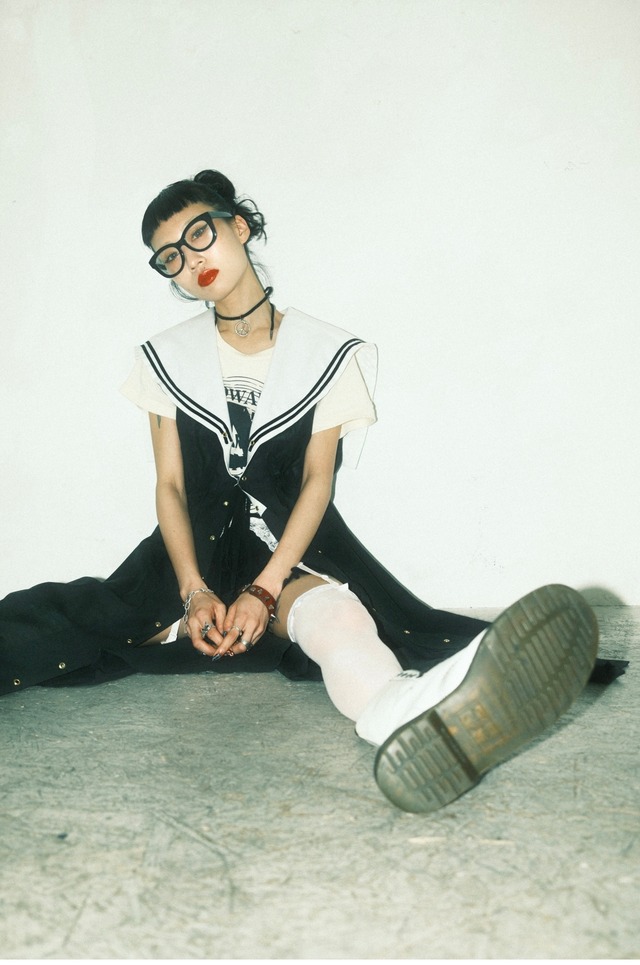 【Swallow's nest × Chipfrom 】Sailor Dress