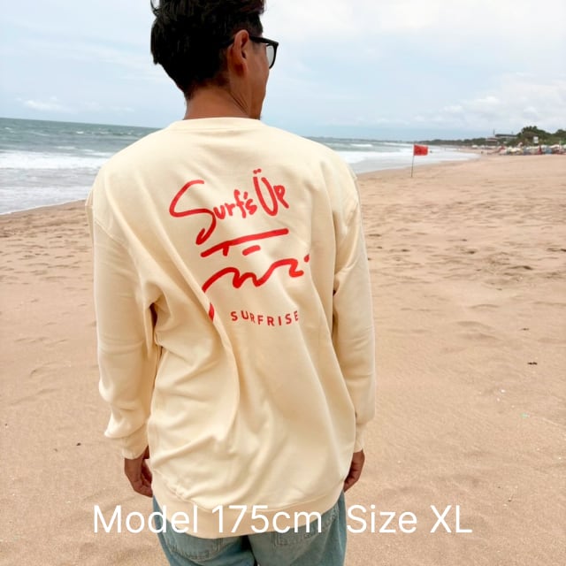 Surf's Up sweat - Natural