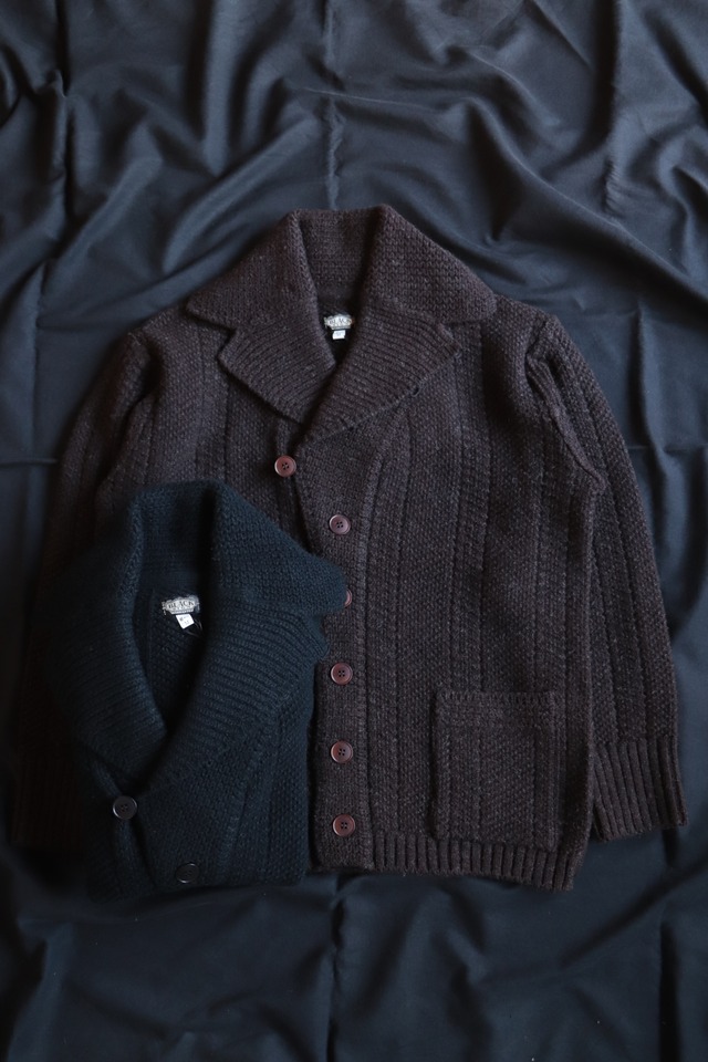 BLACK SIGN/ブラックサイン　Three-Way Collar Cardigan　BSFW-26801