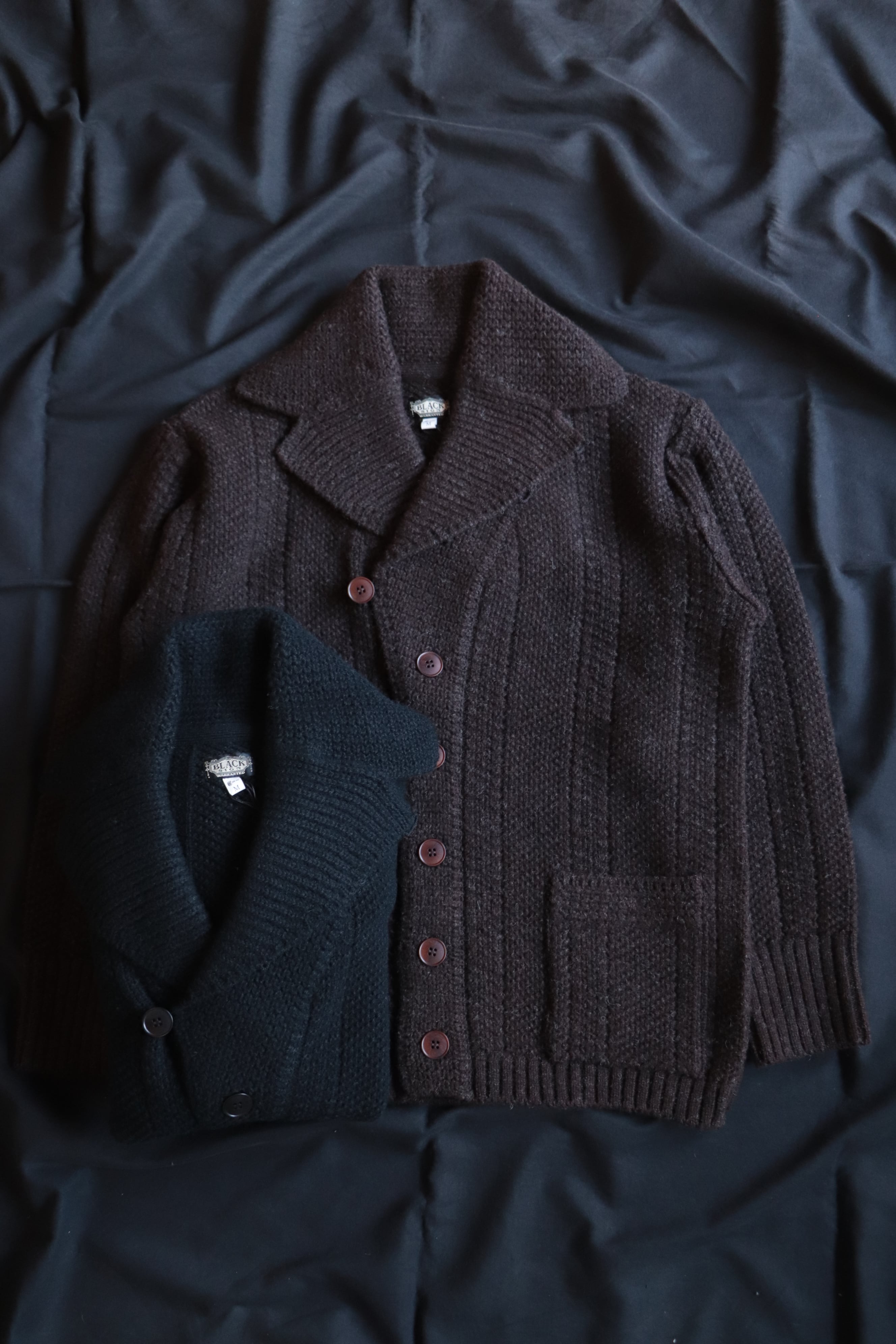 BLACK SIGN/ブラックサイン Three-Way Collar Cardigan BSFW-26801