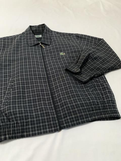 Check Pattern Design Zip-Up Jacket "LACOSTE"