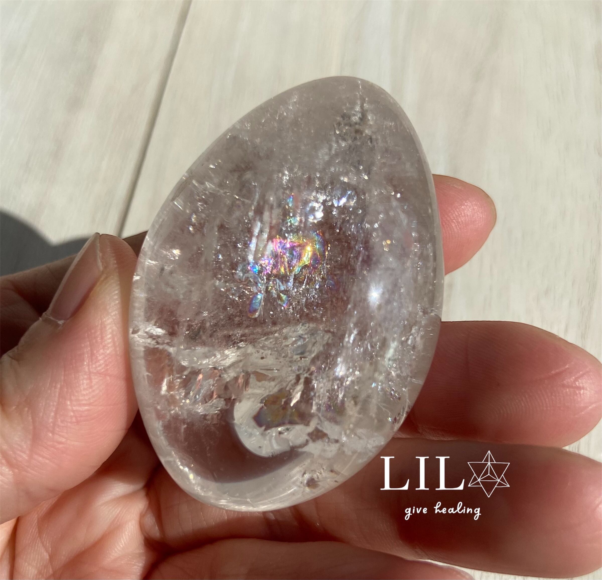 パワーストーン 摩尼宝珠・天然水晶 置き石 開運 230402-12 | Pay ID