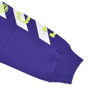 【OFF WHITE】OPPOSITE ARR BOXY CREWNECK（PURPLE）