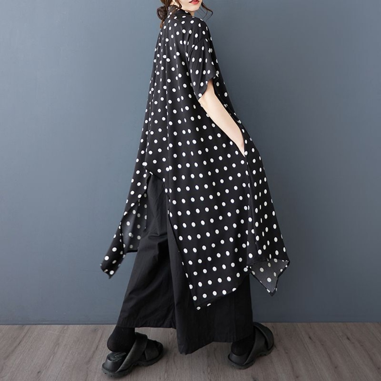 イレギュラーヘム チュニックシャツ  30102