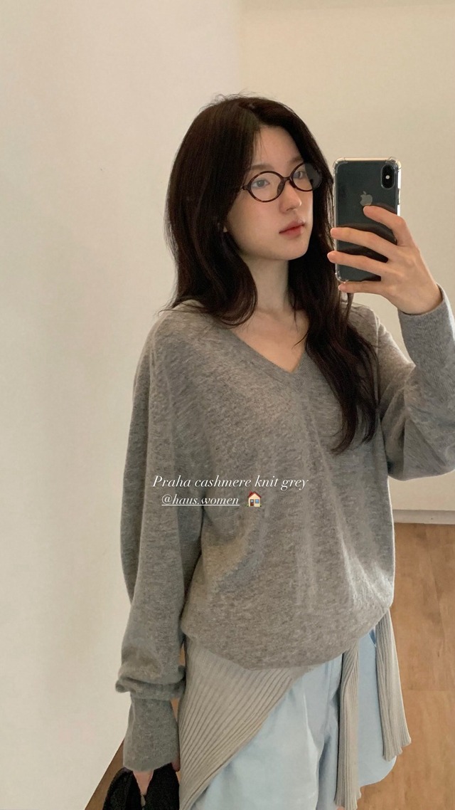 (予約) HAUS / Praha cashmere knit 3color