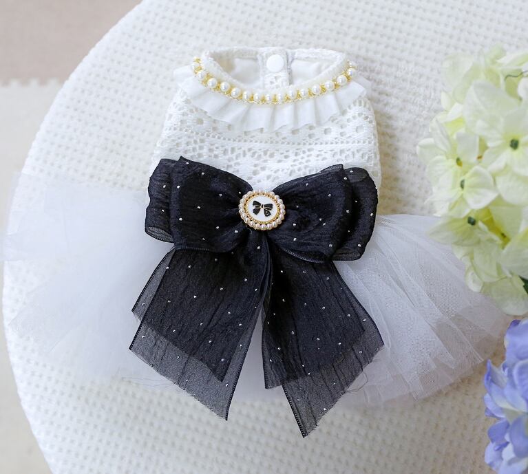 《予約》№3102269 モノクロチュールワンピ