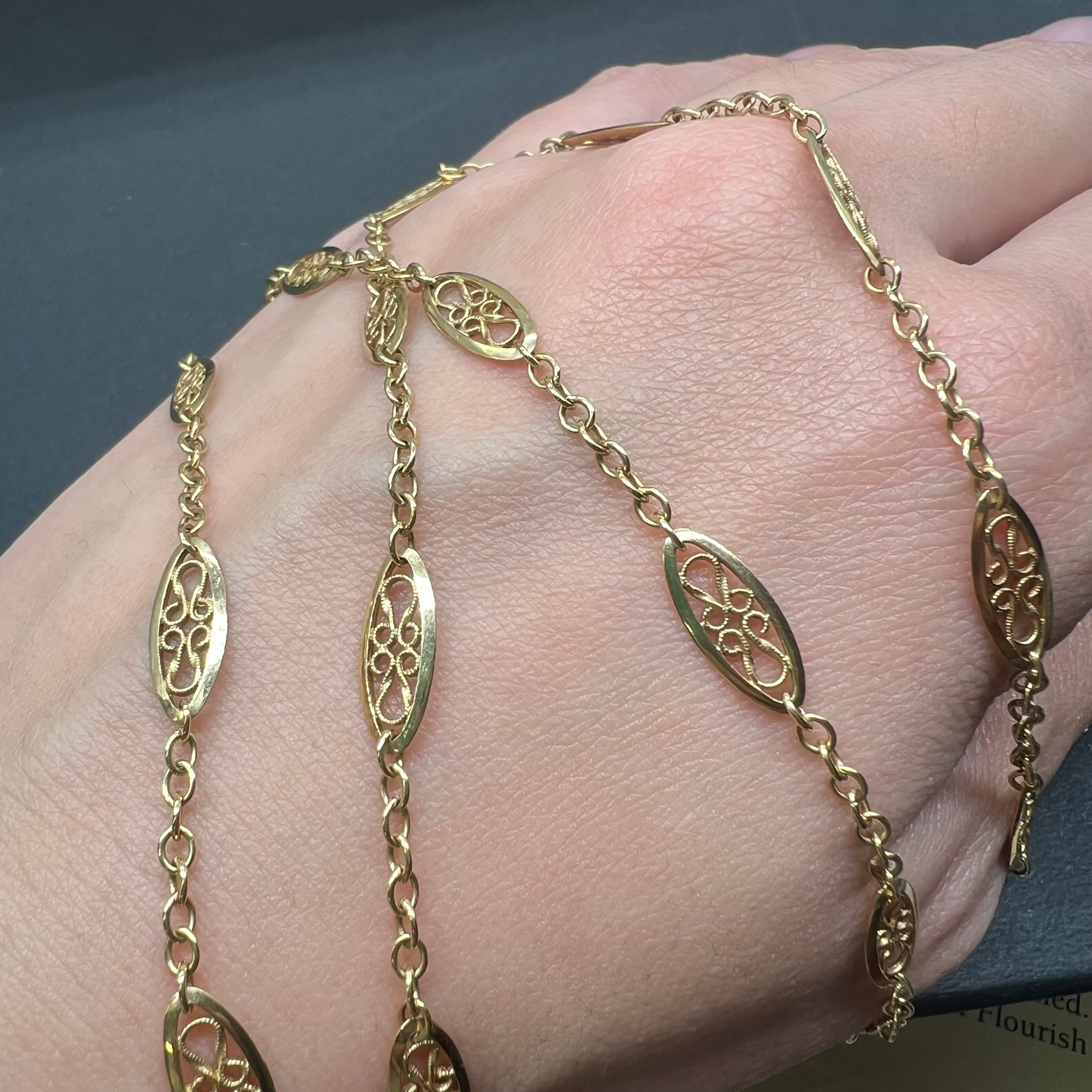 アンティークジュエリー DRN00073 フランス アンティーク フィリグリー