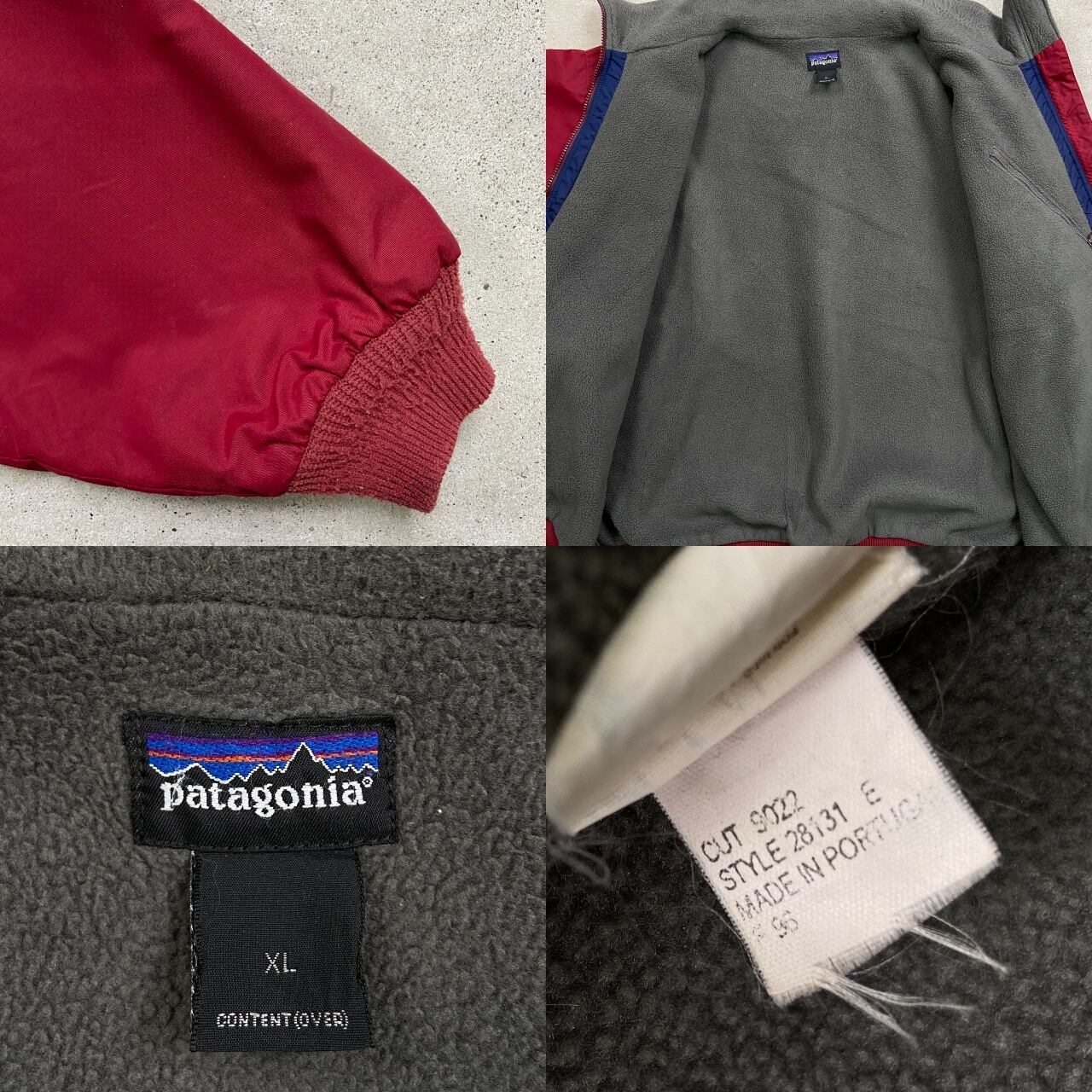 96年製 patagonia パタゴニア シェルドシンチラジャケット メンズXL