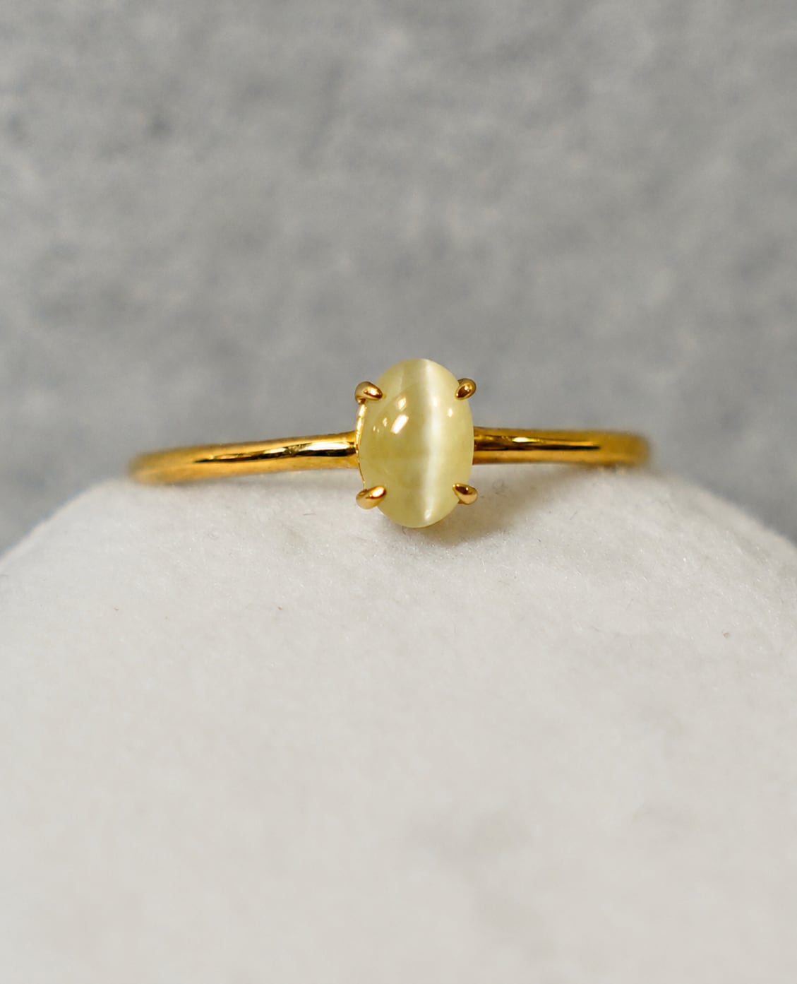 (SV)Chrysoberyl Cat's-Eye ring