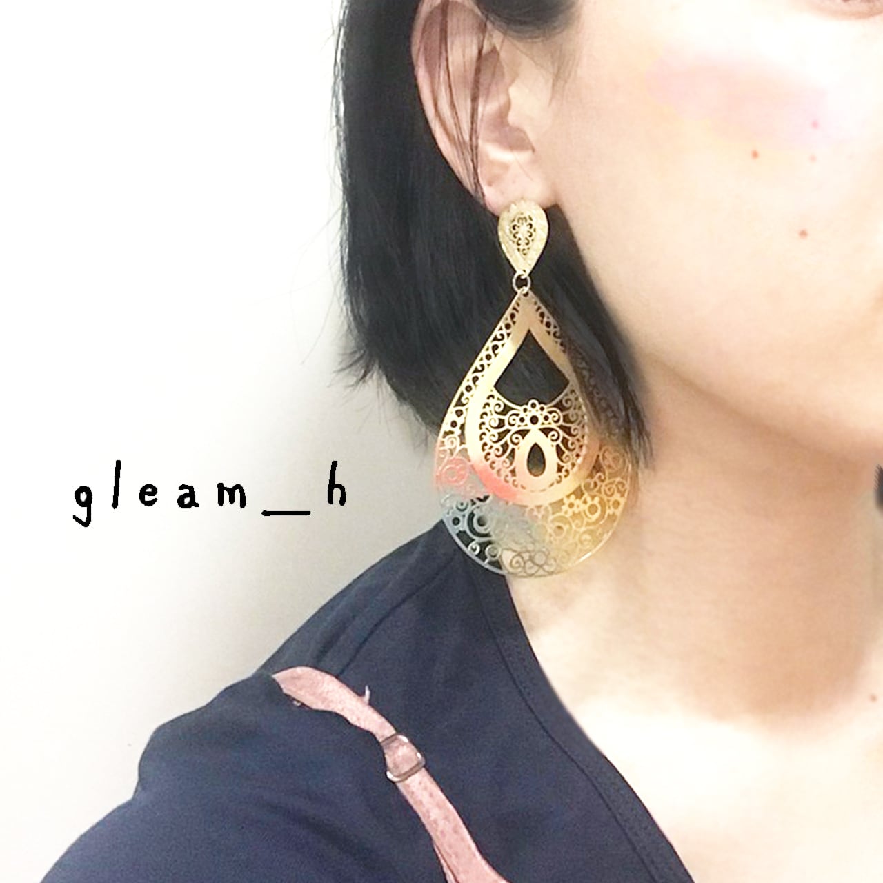 Shinkai SHINKAI Paisley ペイズリーピアス paisley – shinkai jewelry