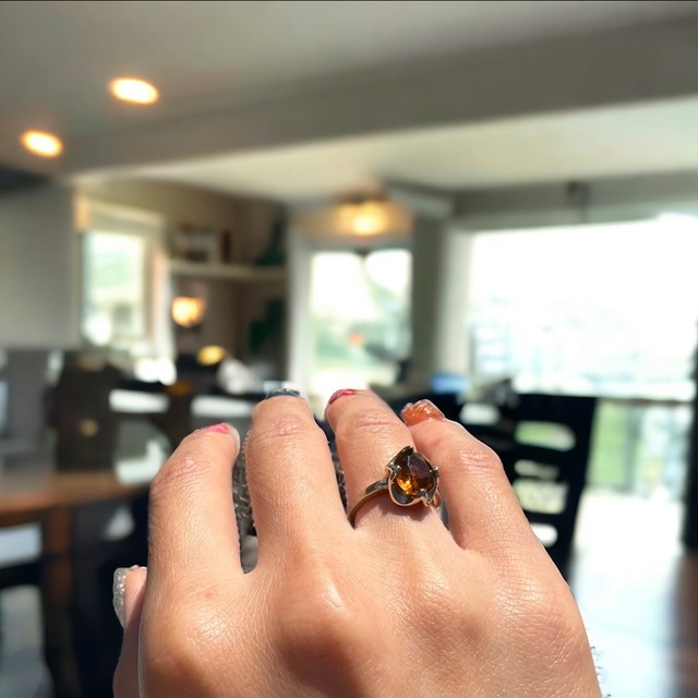 stone ring size:9〜10号