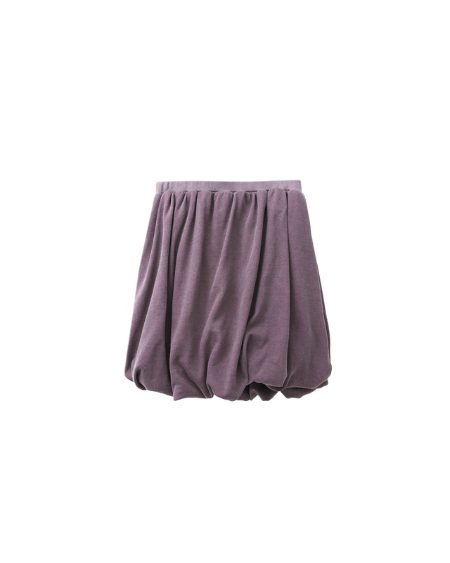 [999HUMANITY] DRAPE PUMPKIN SKIRT (PURPLE) 正規品  韓国 ブランド 韓国ファッション 韓国代行 999 ヒューマニティ HUMANITY 日本 店舗