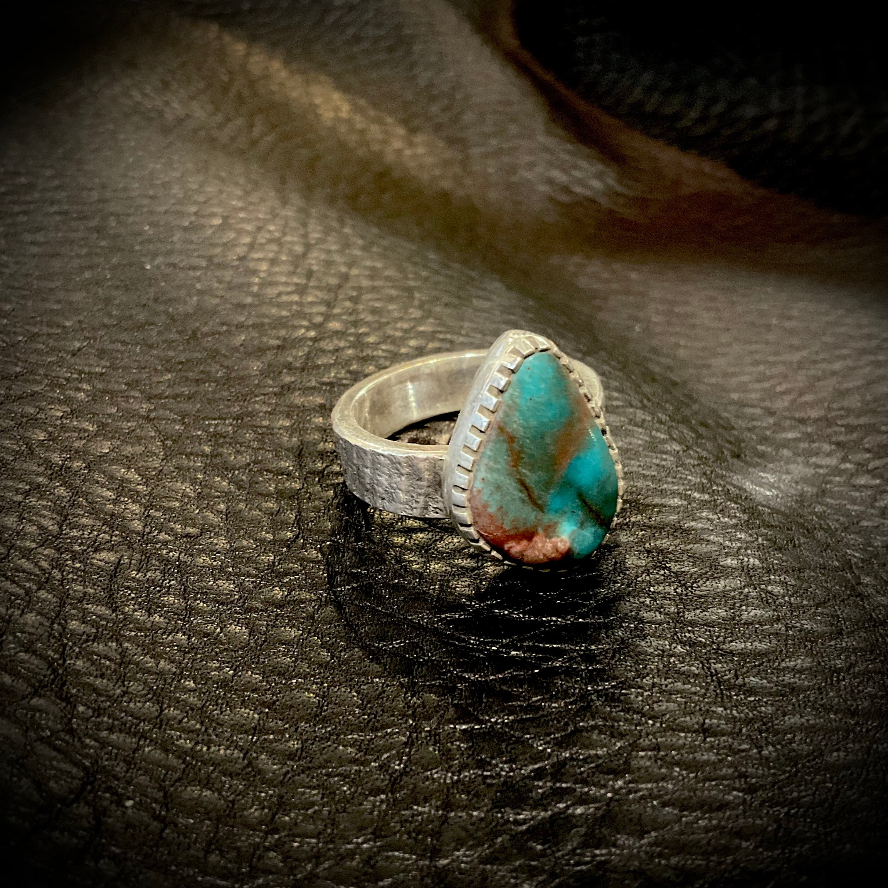 WHEEL WORKS ホイールワークス Smoky Bisbee Turquoise Ring