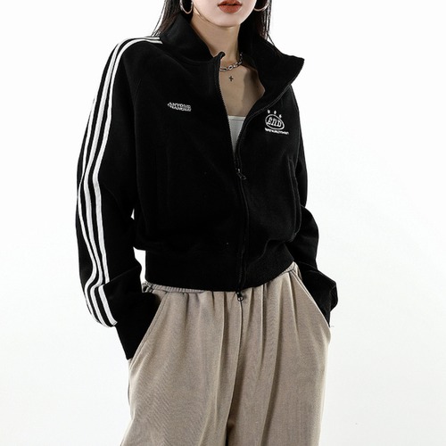 short sweatshirt zipper　ショートスウェットジッパー　J0482