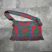 kroneko original Xmas pattern rug shoulder bag