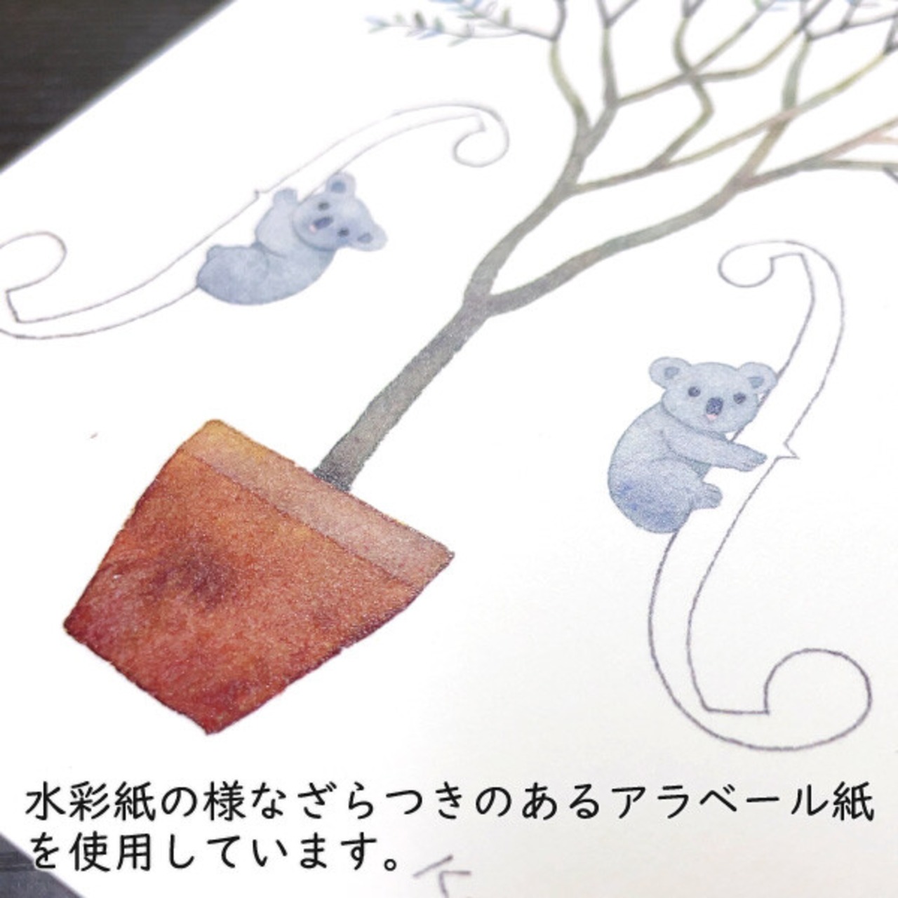 ポストカード 山田和明「オリーブの樹に聞いてみる」