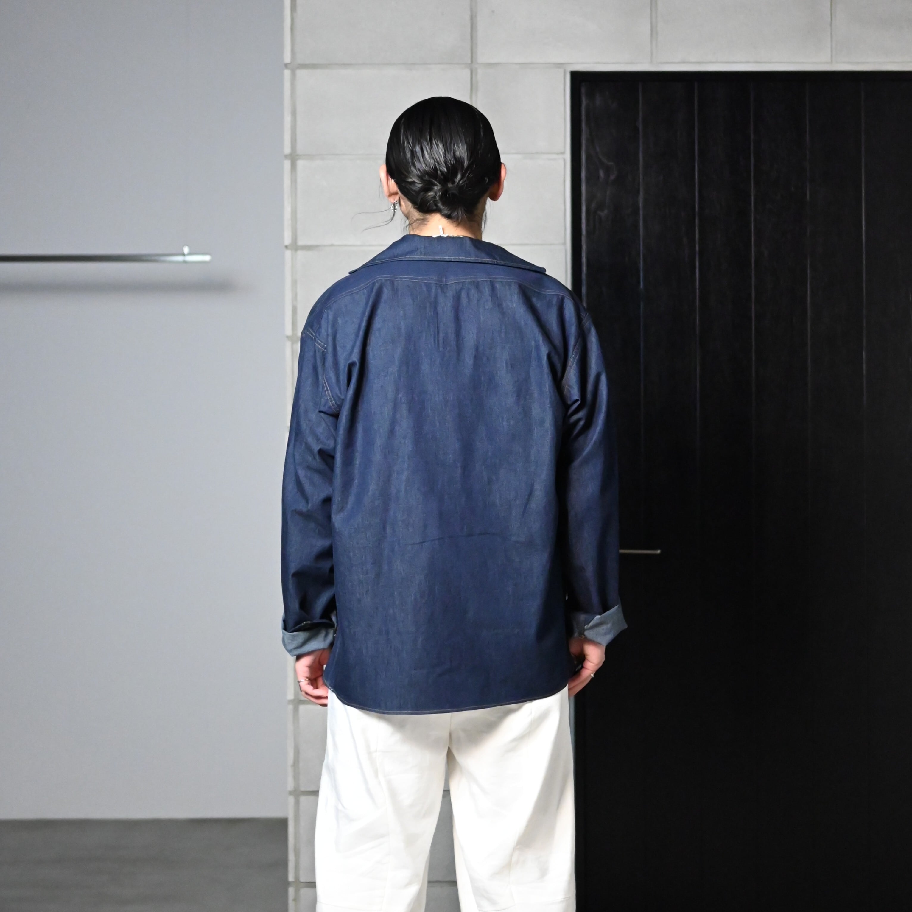 OLD JOE(オールドジョー) CAMP COLLAR MARINE SHIRTS (Long-Sleeve