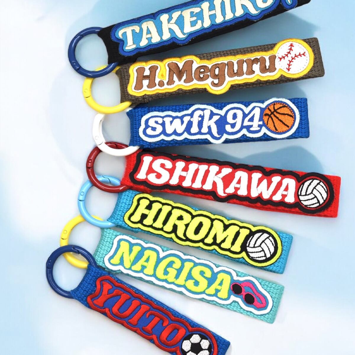 お名前タグオーダー受付開始いたしました。 お名前ワッペン 刺繍 オーダーワッペン ひらがな カタカナ 漢字