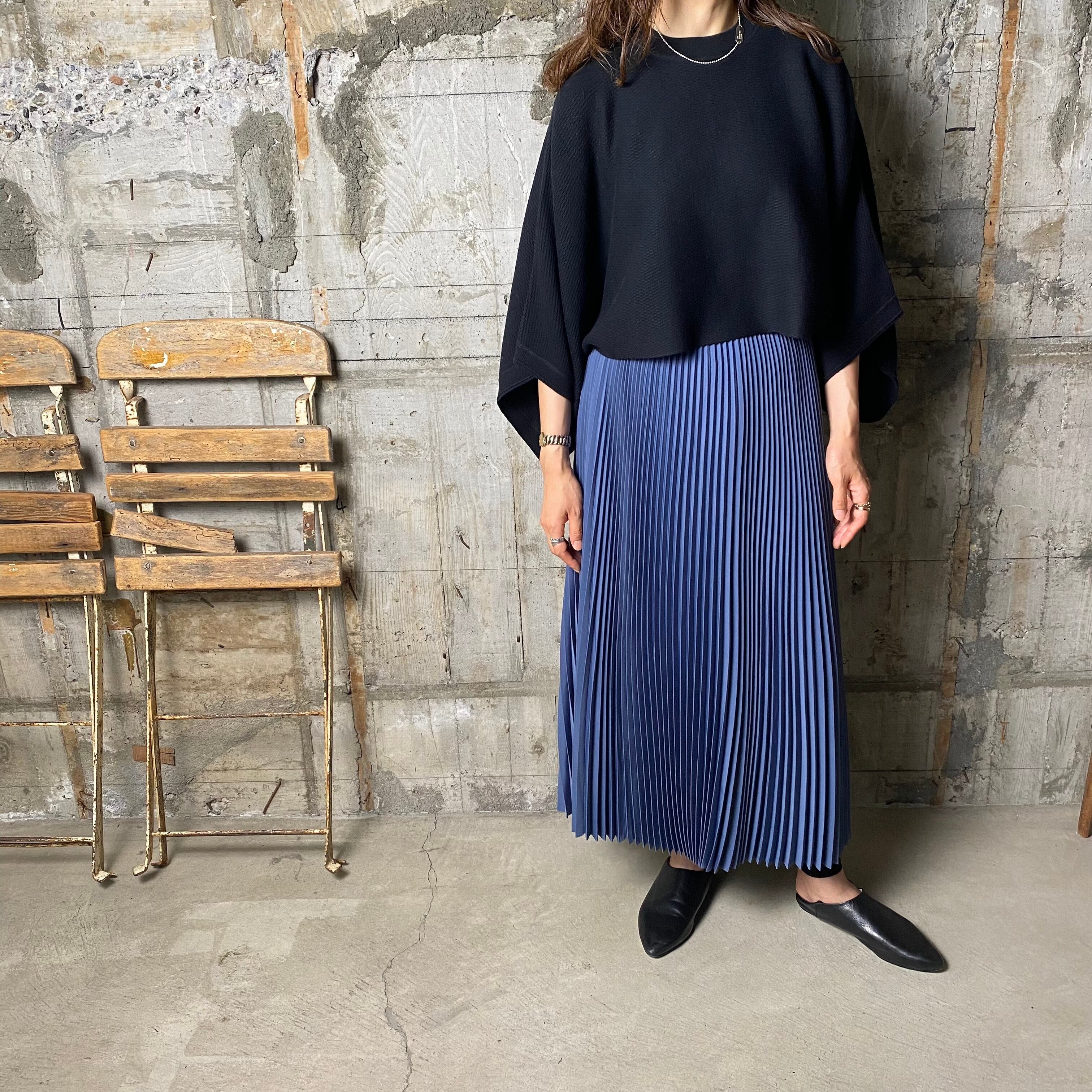 ブラックサイズ新品☆HYKE ハイク　ＭＡＲＩＮＥ　ＰＬＥＡＴＥＤ　ＳＫＩＲＴ　サイズ2