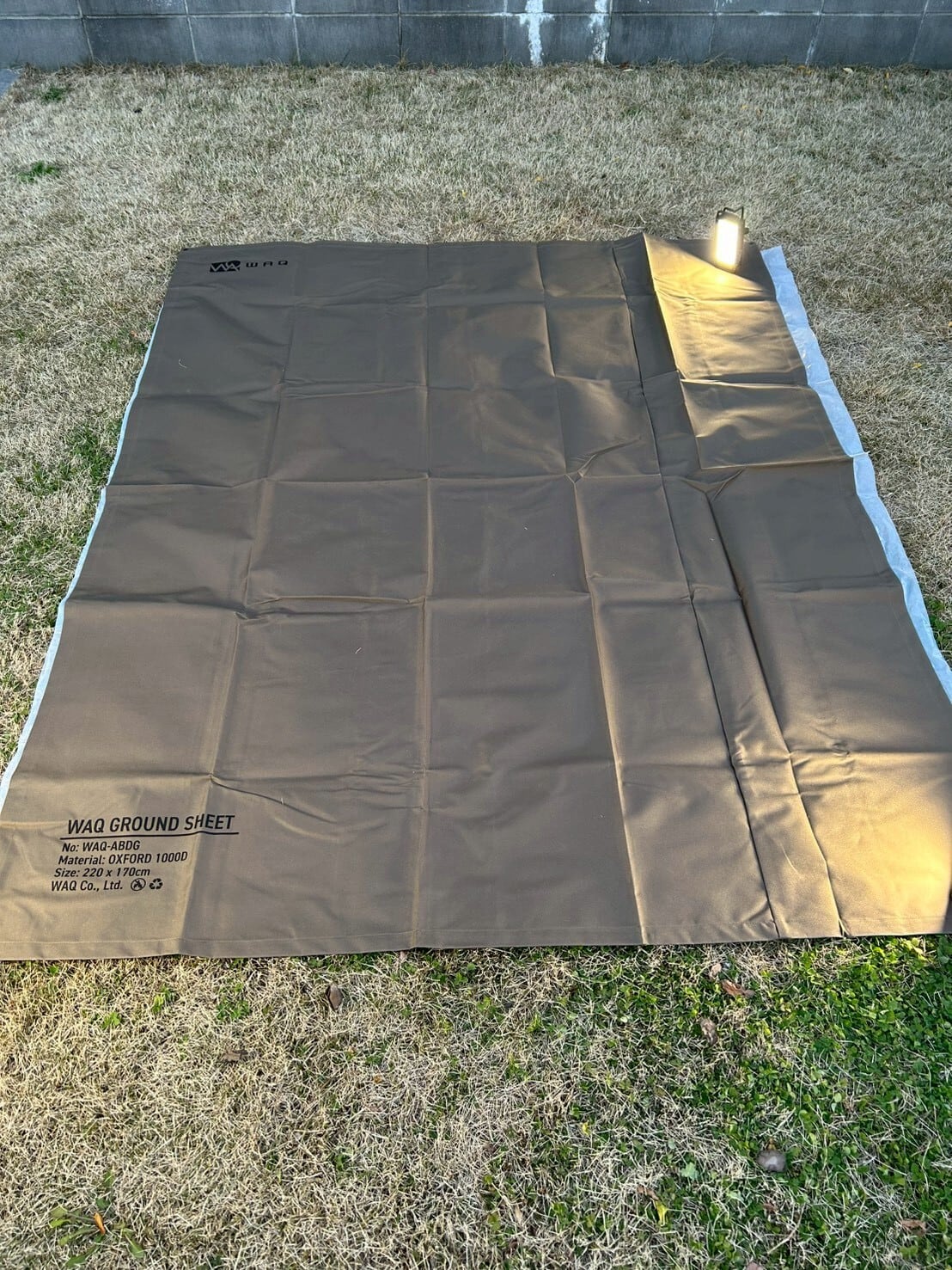 【WAQ ワック】〈オプション品 〉WAQ AIRシリーズ専用グランドシート エアベッド(ダブル)【1年保証】