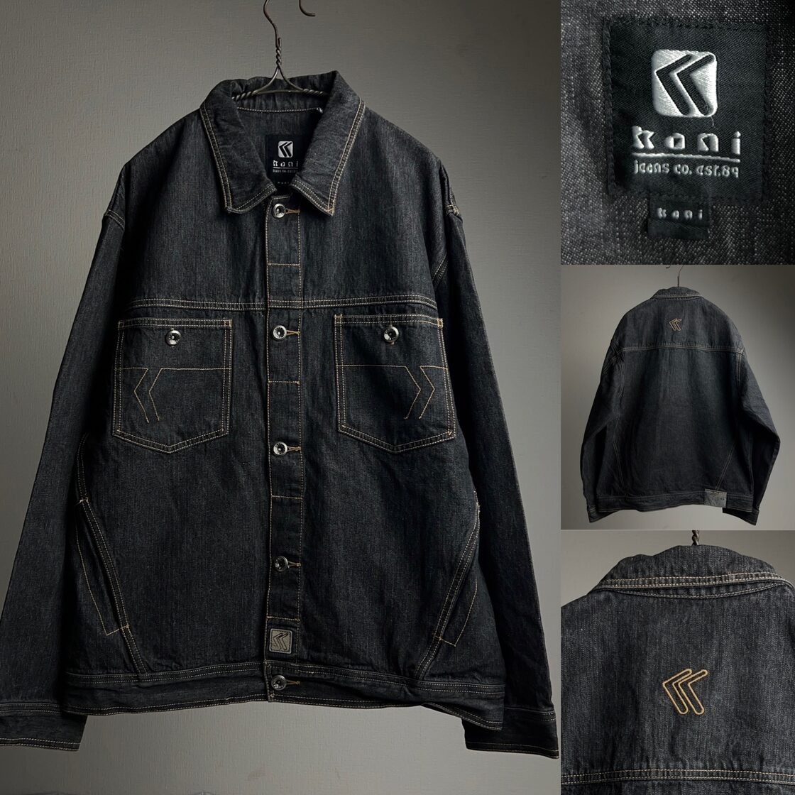 KARL KANI” BLACK DENIM JACKET カールカナイ ブラックデニム 