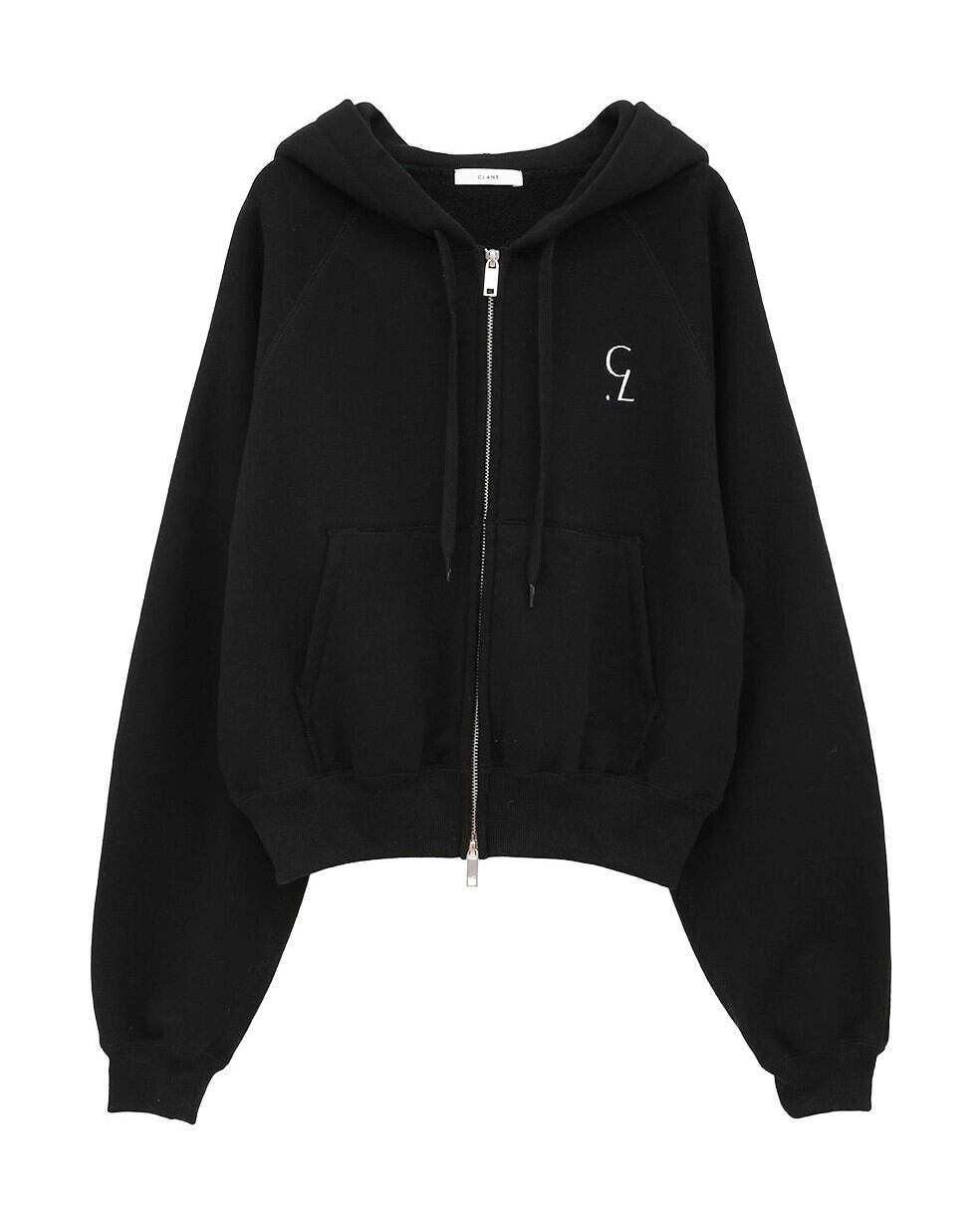 CLANE(クラネ) LOGO COMPACT ZIP UP HOODIE | サウスオレンジ｜メンズ
