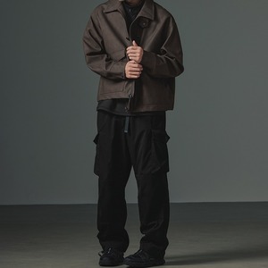 フェイクレザーブルゾン　964