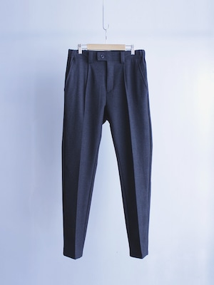 Garage.U.W VSL  SHIRRING TROUSERS CHARCOAL GREY