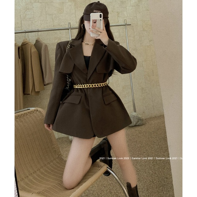 スタイルジャケット サマーウェスト ロング 夏物 ガールズファッション3157620085