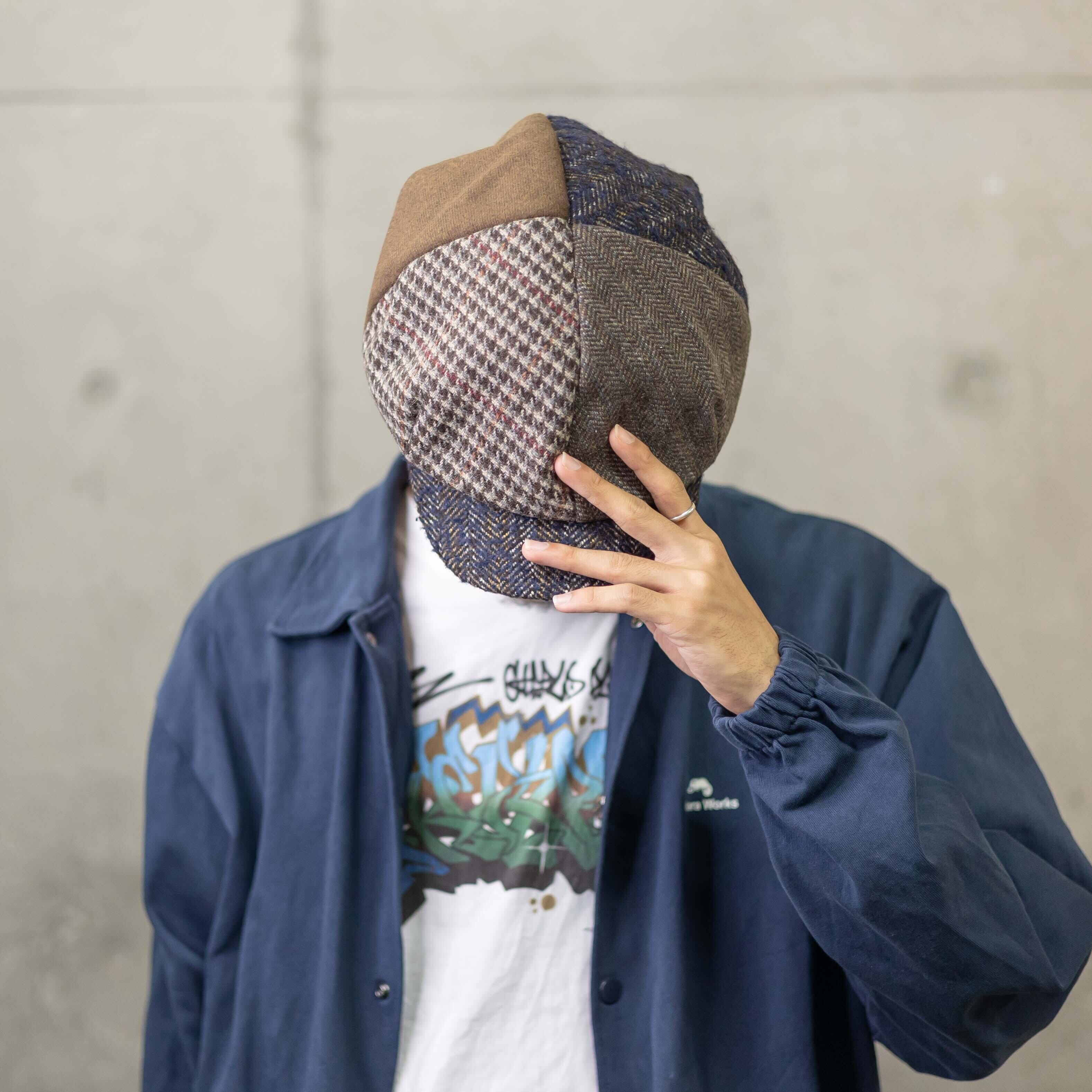 パッチワークキャスケットOB | オンラインShop無（帽子の通販）